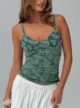 Attention On Me Top Teal