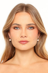 Camille Pearl Earrings - Gold