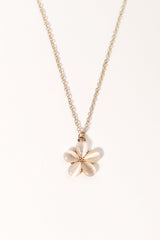 Everlee Floral Necklace - Gold