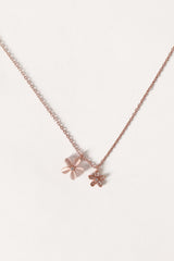 Hana Floral Necklace - Gold