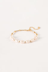 Ren Pearl Bracelet - Gold