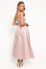 Augustine Midi Dress - Dusty Pink