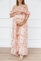 Belle Maxi Dress - Pink Floral