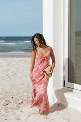Charli Maxi Dress - Tropical Floral