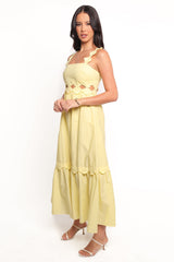 Dixie Maxi Dress - Yellow
