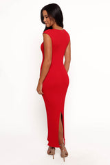 Robin Midi Dress - Red