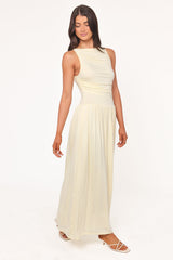 Shirley Maxi Dress - Butter Yellow