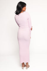 Teodora Midi Dress - Pink