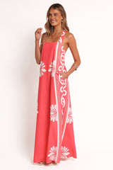Valeria Maxi Dress - Coral