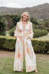 Celestine Jumpsuit - Pink Floral