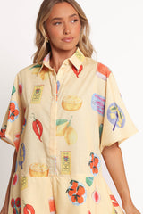 Sebastian Romper - Pasta Print