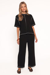 Angler Knit Set - Black