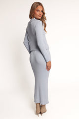 Payton Knitted Set - Light Blue