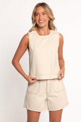 Levi Top - Ecru