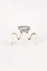 Aimee Hair Clip - White
