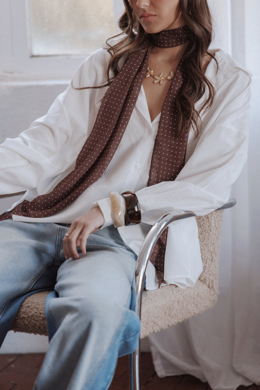 Amber Scarf - Brown