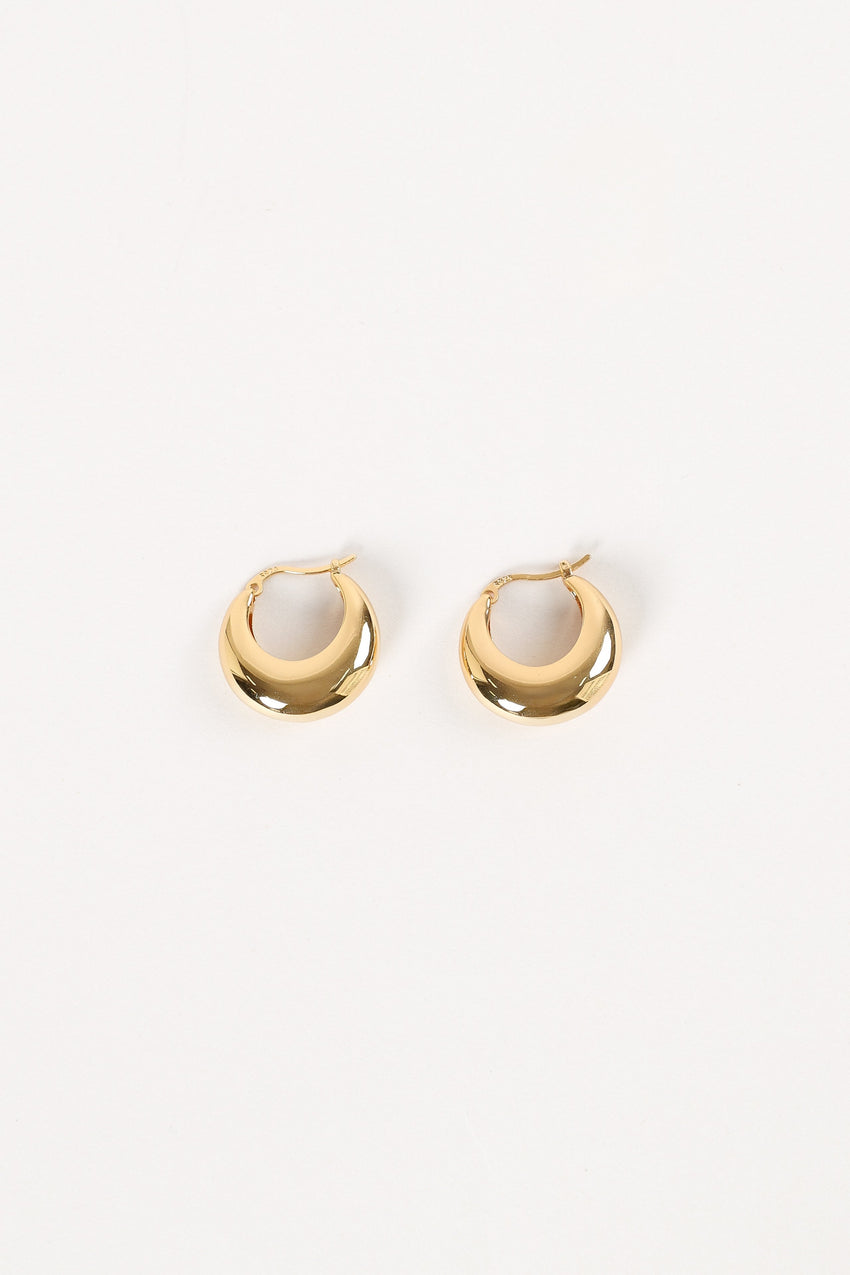 Lainey Hoop Earrings - Gold