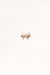 Scout Bow Hair Clip - Gold/Pearl
