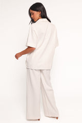 Odelia Denim Pant - Off White