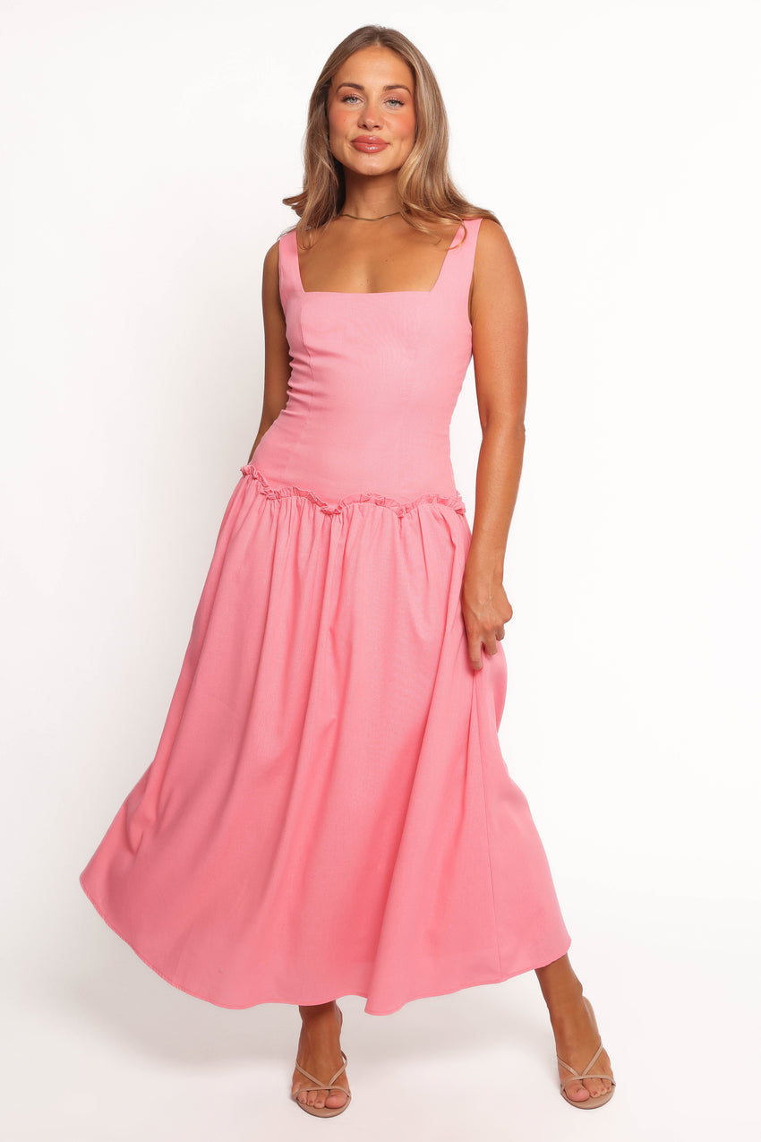 Clover Midi Dress - Pink