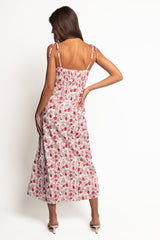 Imelda Midi Dress - Rose Print