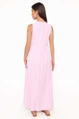 Kalan Maxi Dress - Pink Stripe