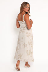 Liora Midi Dress - Antique White