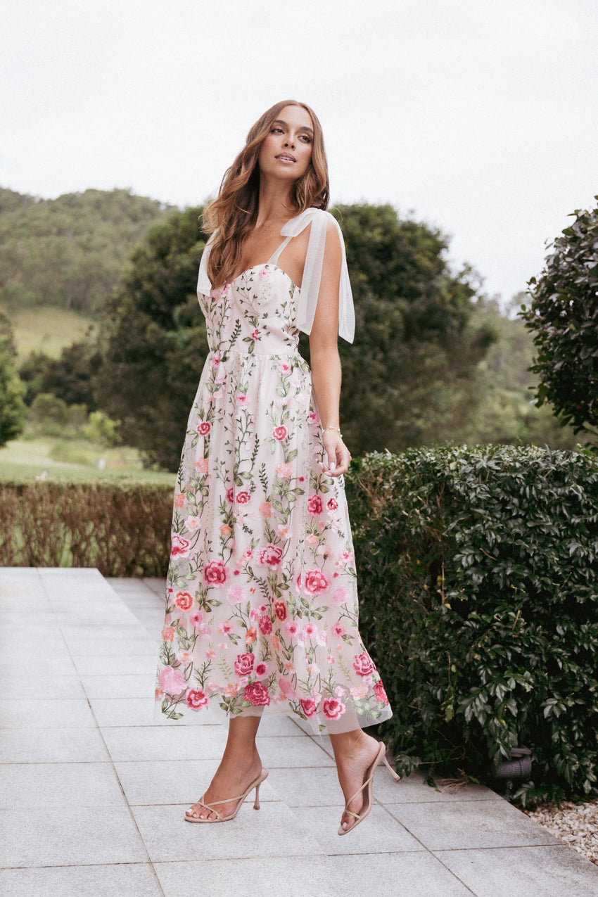 Mirabel Midi Dress - Multi Floral