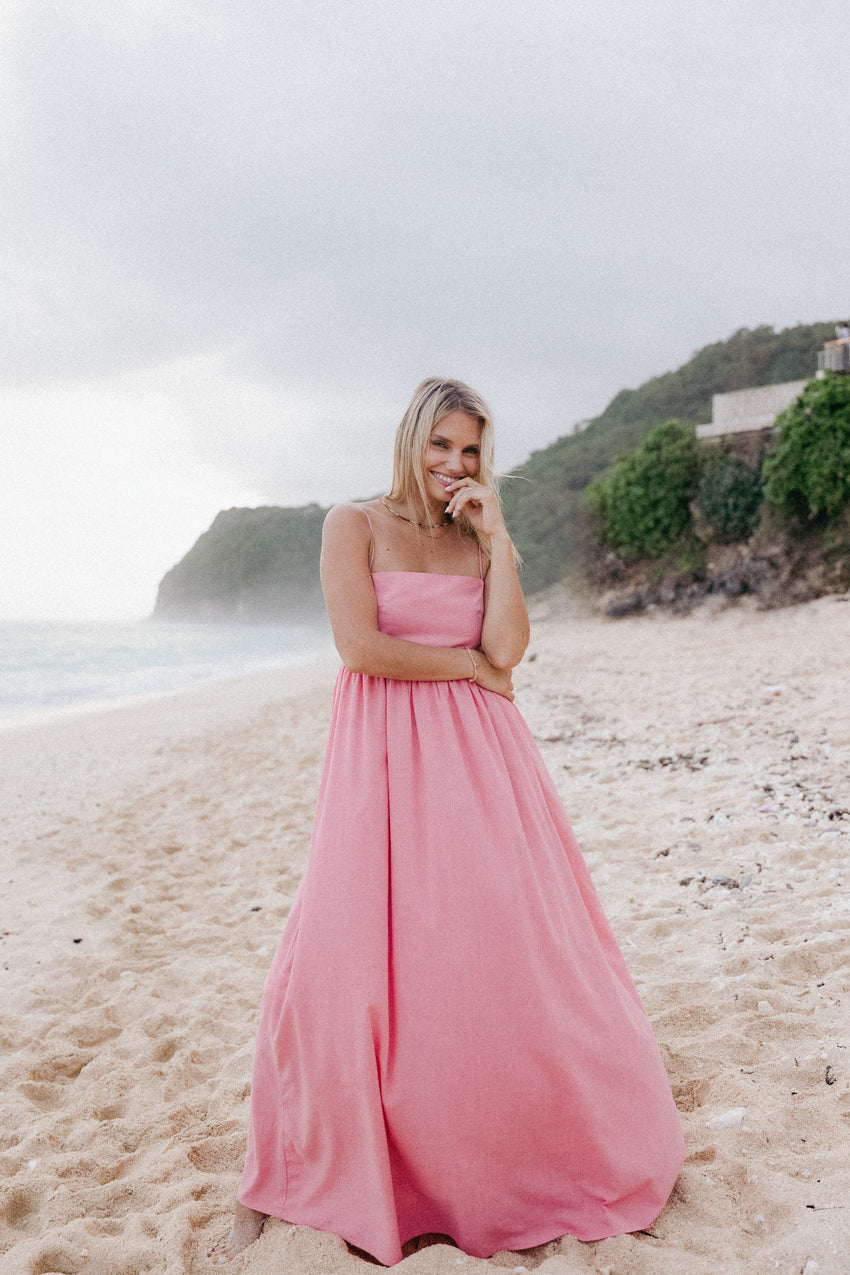 Odessa Maxi Dress - Coral
