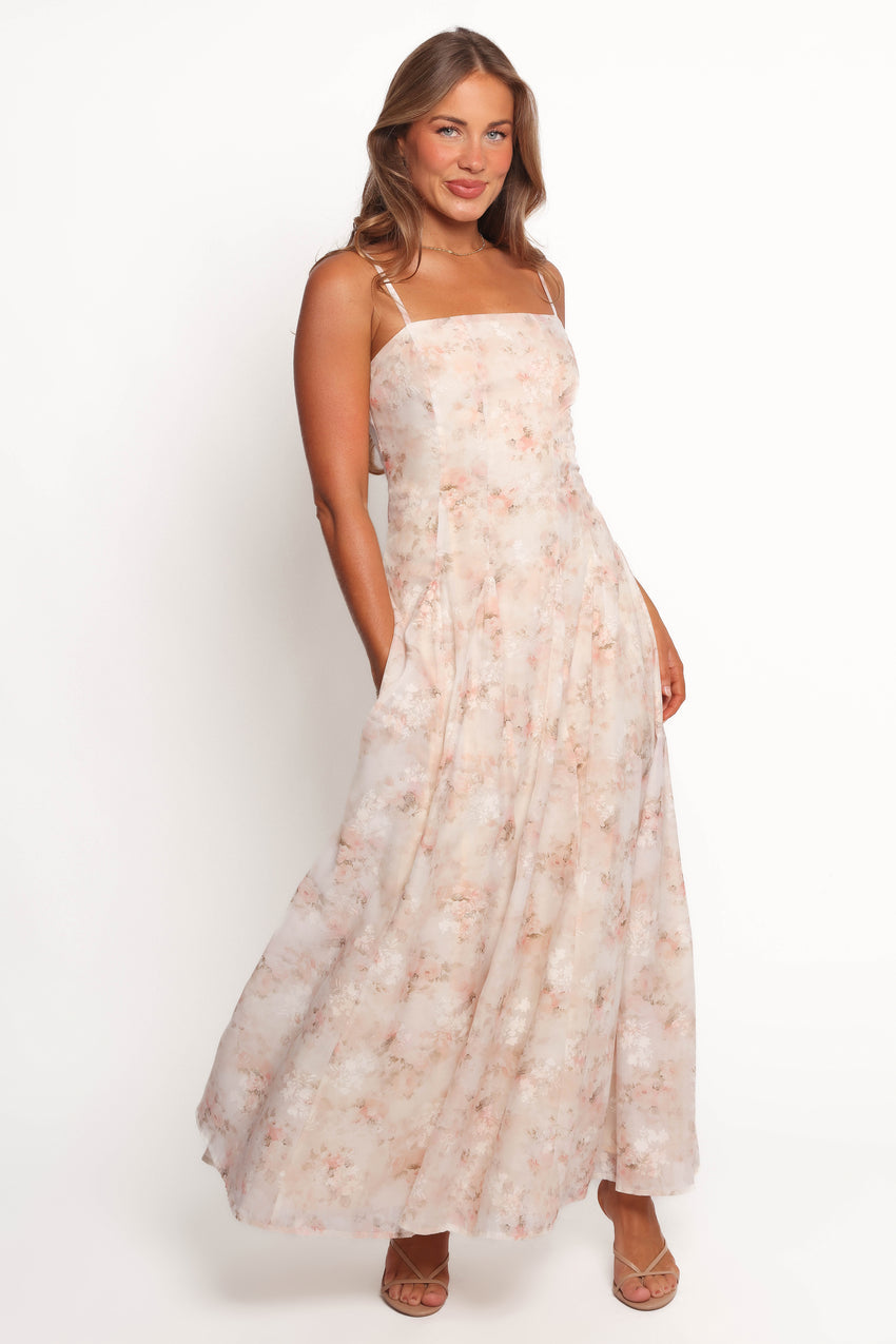 Petra Midi Dress - Cream