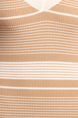 Singa Knit Midi Dress - Light Taupe