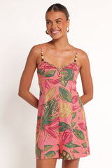 Analu Romper - Pink Rio