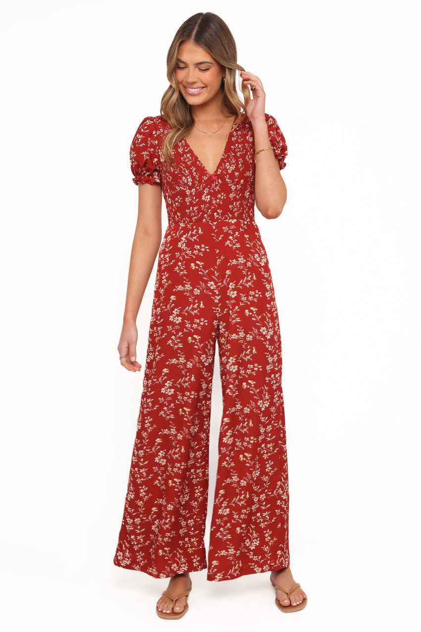Herring Jumpsuit - Red