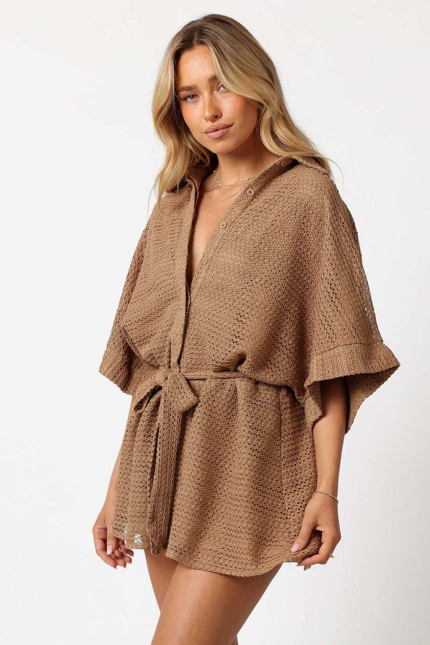 Culpo Romper - Mocha
