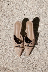 Elio Heels - Camel Suede