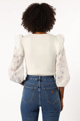 Halle Top - White