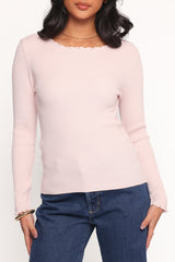 Kya Knit Top - Pink