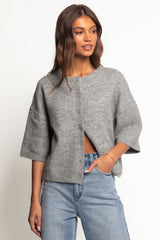 Lilith Knit Top - Grey