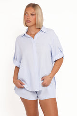 Shelley Short Sleeve Shirt - Pale Blue