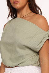 Zara Top - Sage Green